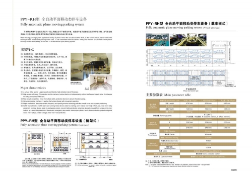 全自動平面移動類停車設備